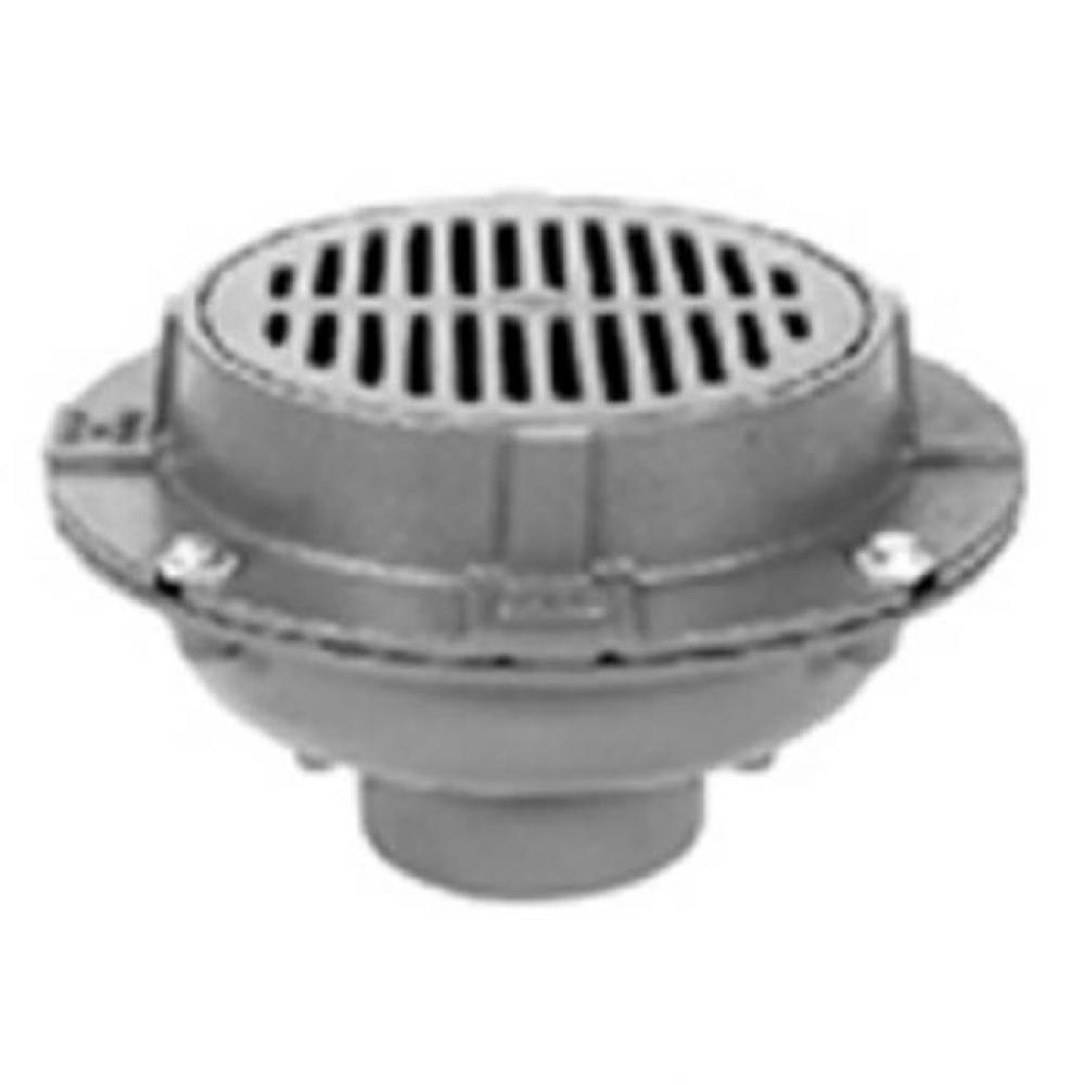 Z550 9'' Dia Medium Duty Drain with 4'' Neo Loc Body