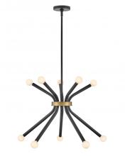 Lark Canada 83855BK - Medium Single Tier Chandelier