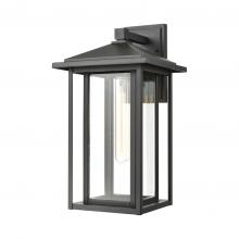  LIT63192BK-CL - 17" Aluminium+Iron 1x60W Outdoor/Indoor Wall Light