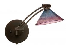  1WW-117691-BR - Besa Wall Kona Bronze Bi-Color 1x50W Halogen Gy6.35