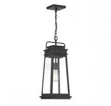 Savoy House 5-816-BK - Boone 1-Light Outdoor Hanging Lantern in Matte Black