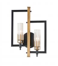 Maxim 16115CLBKAB - Flambeau-Wall Sconce