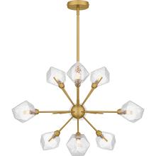  PCSVD5034BRG - Salvador 9-Light Brushed Gold Chandelier