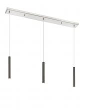  917MP12-PBL-LED-3LBN - 3 Light Linear Chandelier