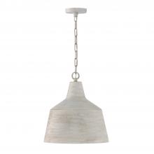 Capital Canada 335311SC - 1-Light Tapered Metal Pendant in Stucco