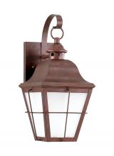 Generation Lighting 8462D-44 - Chatham traditional 1-light medium outdoor exterior dark sky compliant wall lantern sconce in weathe