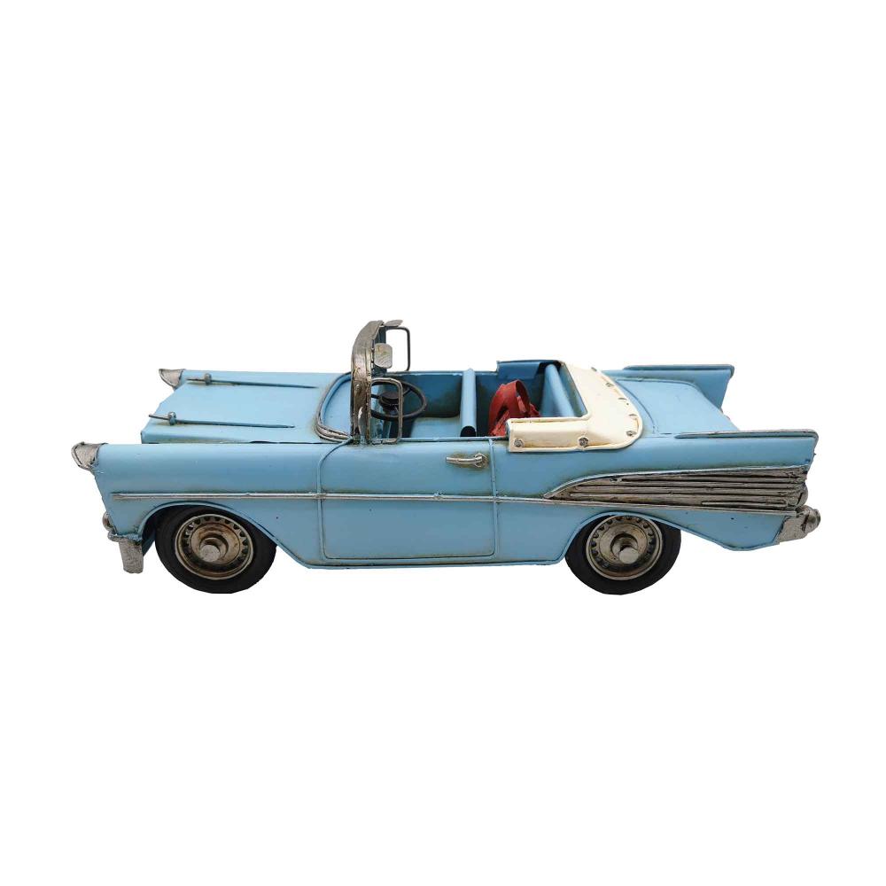 Ciana Designs - Metal Model - Blue Classic Convertible Car