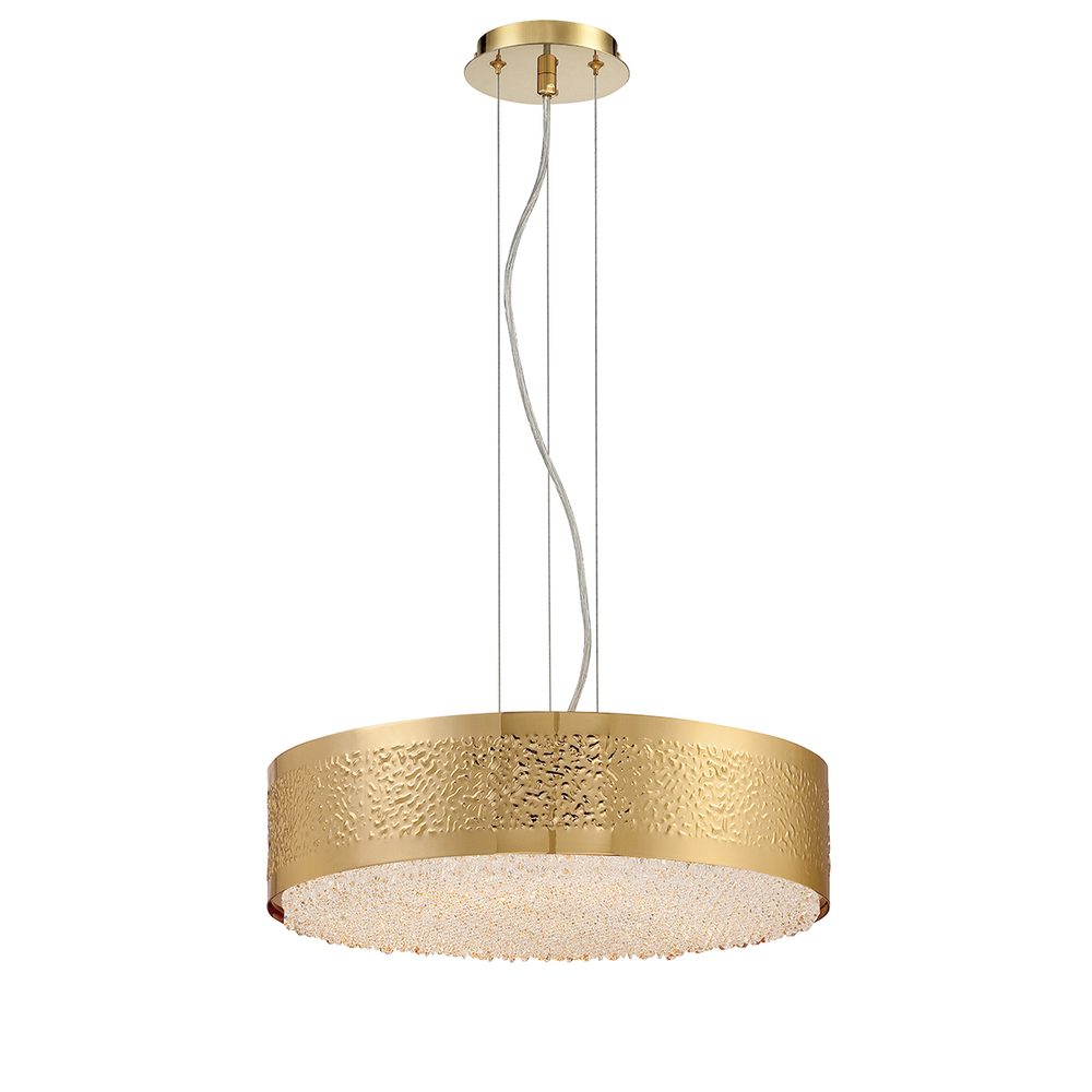 Cara, 6Lt Chandelier, Gold/Bronze