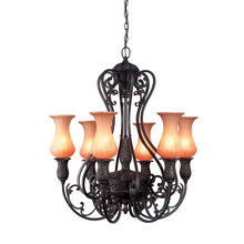  17494-014 - Richtree, 6Lt Chandelier, Bronze