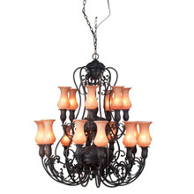  17495-011 - RICHTREE,18LT CHANDELIER,BRONZ