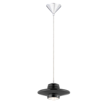  22971-029 - Disco, 1Lt Pendant, Large, Chrome/Black