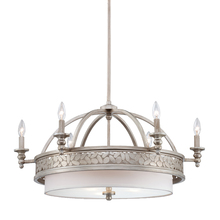  23095-014 - Amano, 9Lt Chandelier, Silver