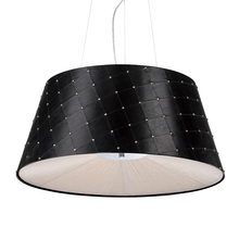  25625-011 - Sasso, 3Lt Pendant, Chrome/Black