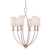  28072-010 - Castana, 6Lt Chandelier, Gold