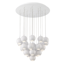  28175-018 - Patruno 24-Light LED Chandelier, Matte White Finish