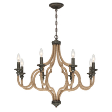  30018-013 - Corda, 8Lt Chandelier, Orb