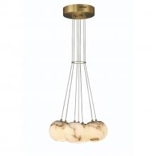  46805-010 - Kepler 7 Light LED Pendant in Gold