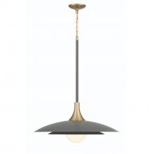  46785-039 - Welsh 1 Light 24" LED Pendant in Gray