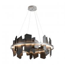 Hubbardton Forge 139665-LED-STND-82-SL - Ardesia Circular LED Pendant