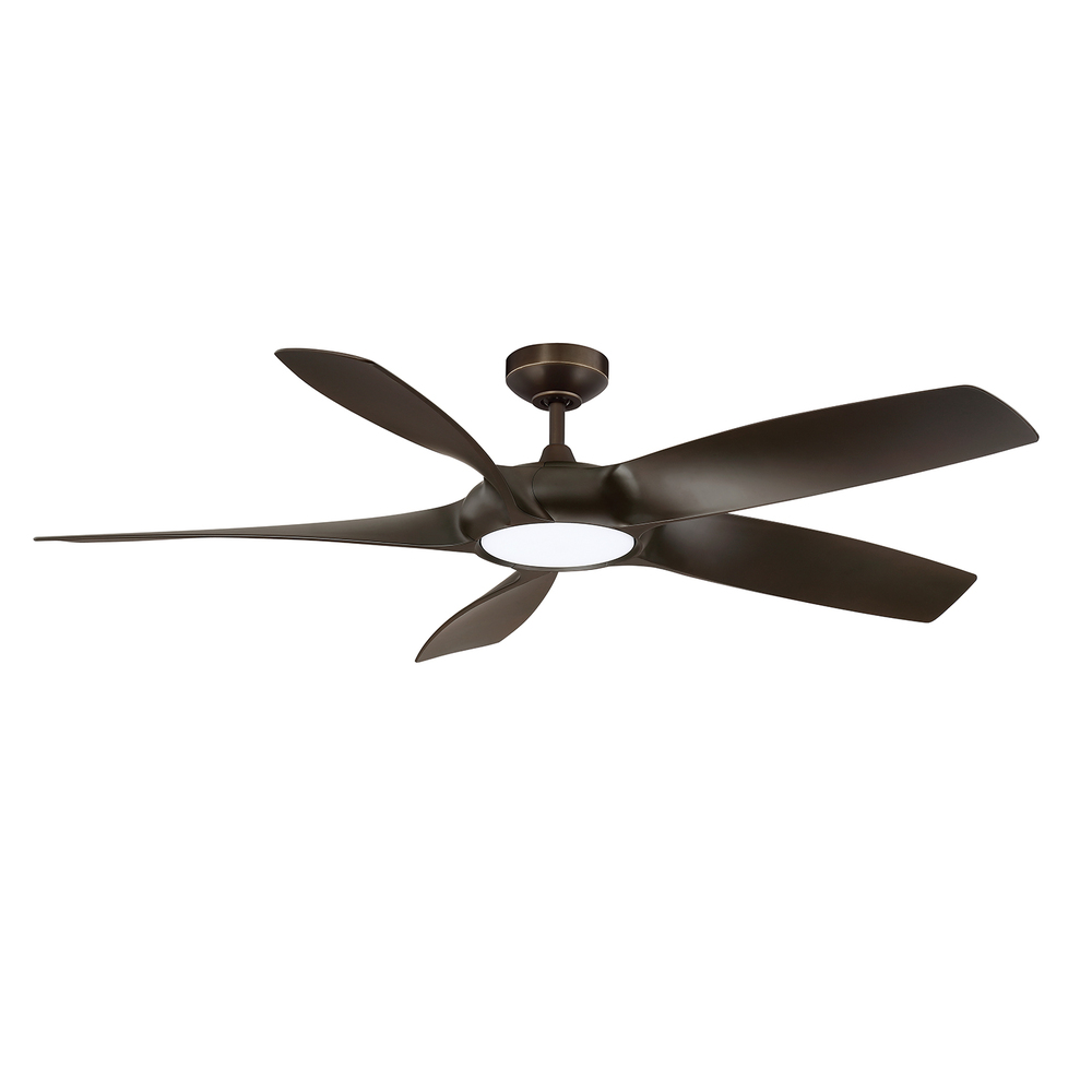 BLADE RUNNER 54 in. LED Architectural Bronze Ceiling Fan with DC motor