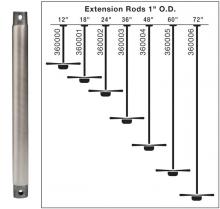  360000BAB - Fan Down Rod 12 Inch