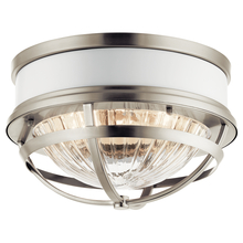  43013NI - Tollis™ 12" 2 Light Flush Mount Brushed Nickel