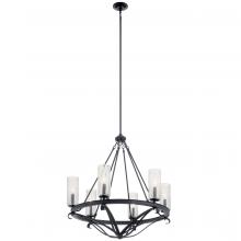  52009BK - Krysia™ 6 Light Chandelier Black