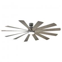 Modern Forms Canada - Fans Only FR-W1815-80L-GH/WG - Windflower Downrod ceiling fan