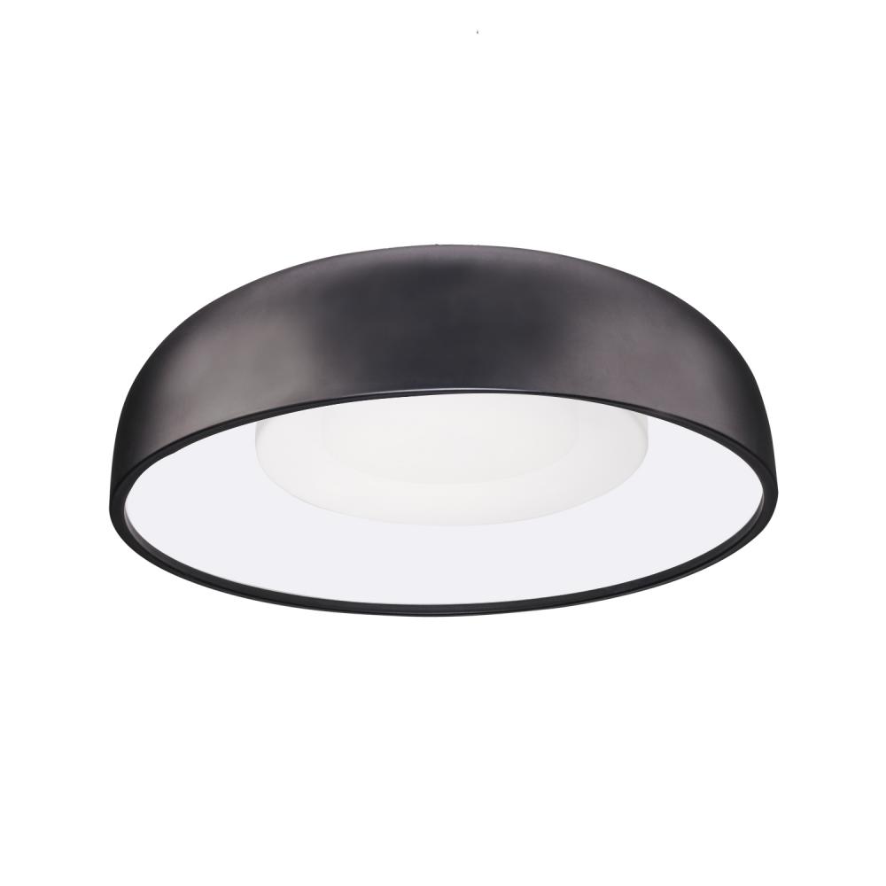 Beacon 20-in Black LED Flush Mount