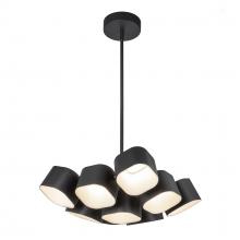  CH73418-BK-UNV - Arena 18-in Black LED Chandelier