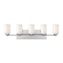 Kuzco Lighting Inc VL57732-CH/GO - Nola 31-in Chrome/Glossy Opal Glass Socket Vanity Light