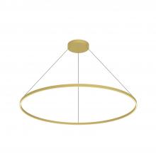  PD87160-BG-UNV-010 - Cerchio 60-in Brushed Gold LED Pendant