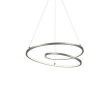  PD11119-AS - Twist 19-in Antique Silver LED Pendant