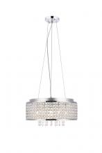  V2914D16C/RC - Amelie 6 Light Chrome Pendant Clear Royal Cut Crystal