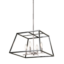 DVI DVP30006SN+GR - Laurentian 4 Light Pendant