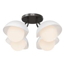  121375-SKT-07-02-GG0711 - Brooklyn 4-Light Single Shade Semi-Flush