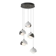  131125-SKT-STND-07-02-GG0711 - Brooklyn 5-Light Double Shade Pendant