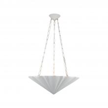 ALORA  CH352323AW - Martine 23-in Antique White 3 Lights Chandeliers