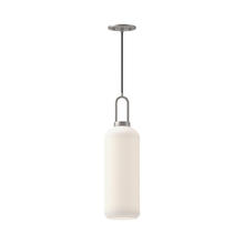  PD401606BNOP - Soji 6-in Brushed Nickel/Opal Matte Glass 1 Light Pendant