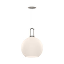  PD601710BNOP - Soji 10-in Brushed Nickel/Opal Matte Glass 1 Light Pendant