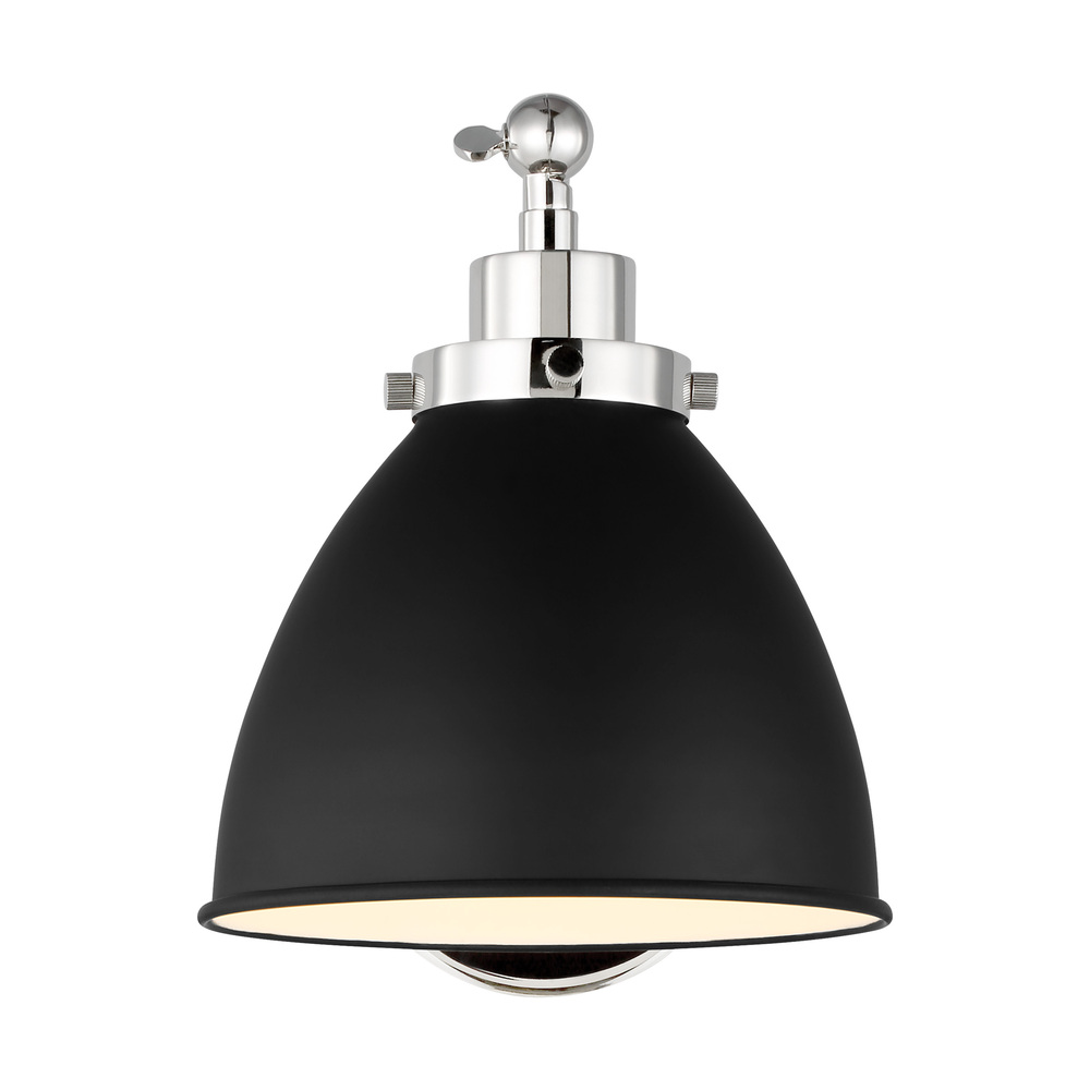 Wellfleet Single Arm Dome Task Sconce