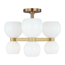 Visual Comfort & Co. Studio Collection KSF1036BBSMG - Semi Flush Mount