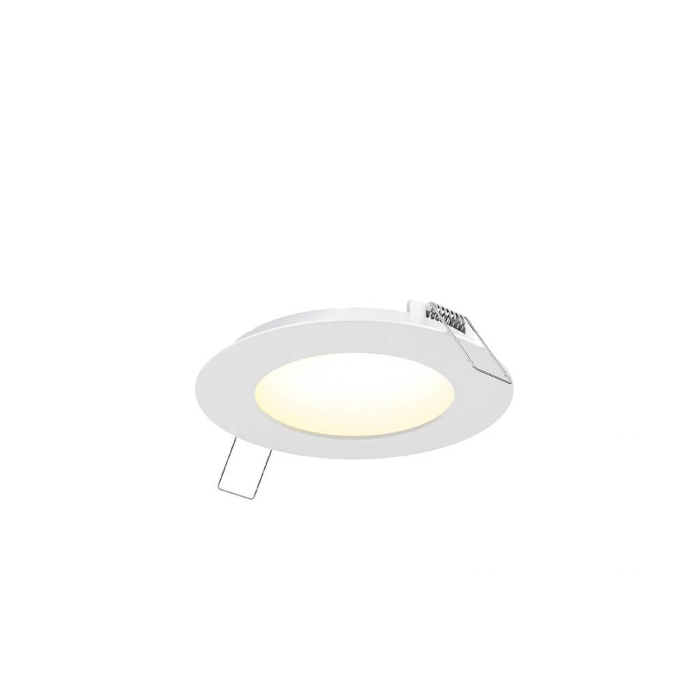 Multi CCT Slim Round Recessed 2 Hour Fire Rated - universal 120V-347V, 0-10V dimming