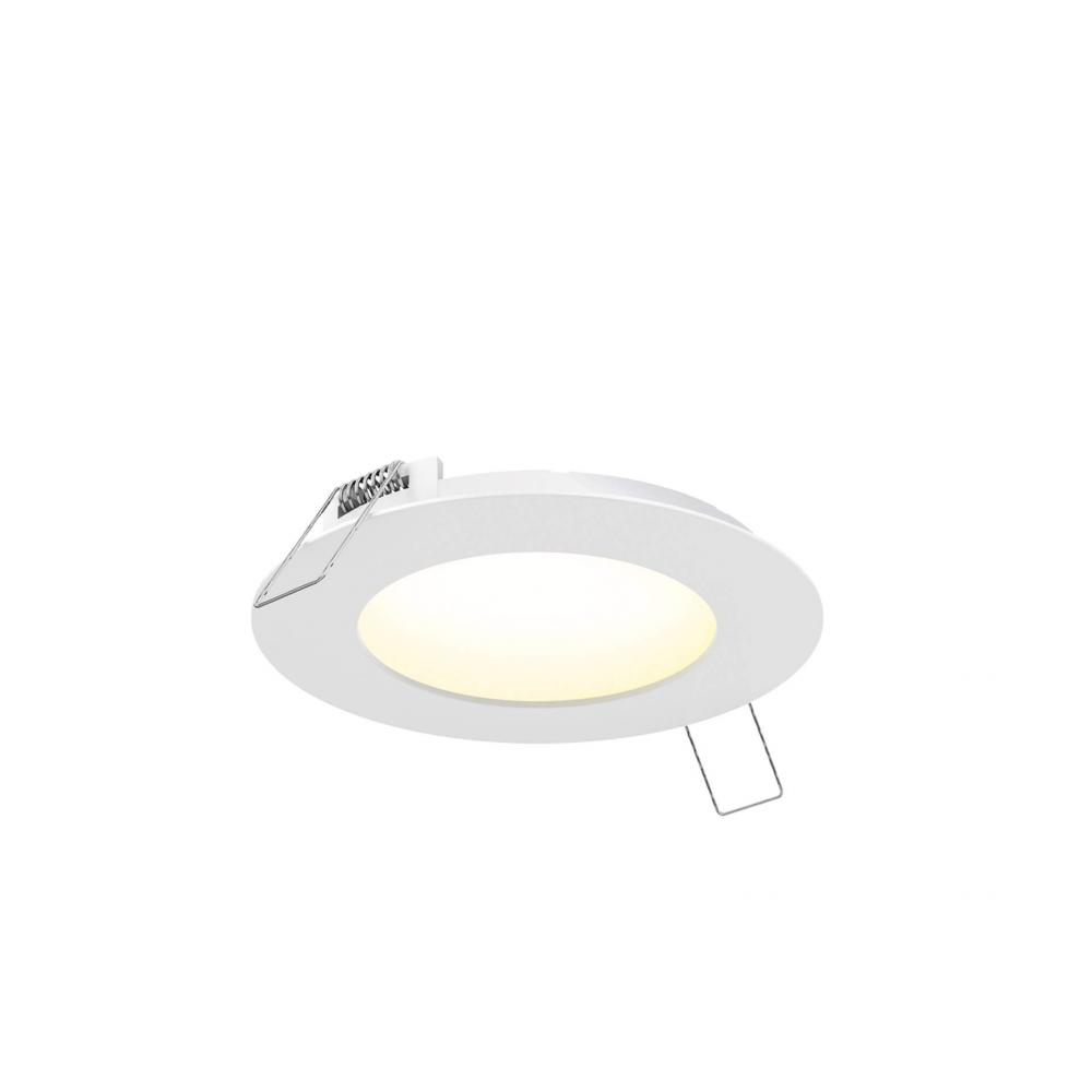 Multi CCT Slim Round Recessed Panel Light - universal 120V-347V, 0-10V dimming