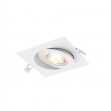 Dals FGM4SQ-CC-V-WH - Multi CCT Flat Square LED Recessed Gimbal - universal 120V-347V, 0-10V dimming