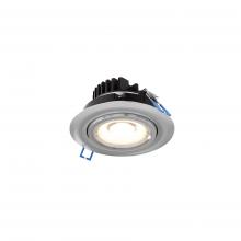 Dals GMB4-CC-V-SN - Multi CCT Round gimbal recessed light - universal 120V-347V, 0-10V dimming