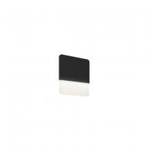  SQS06-3K-BK - 6 Inch Square Ultra Slim Wall Sconce